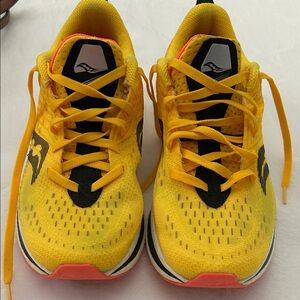 Saucony Endorphin Speed 2 Yellow and Black Women's Running Sneakers
